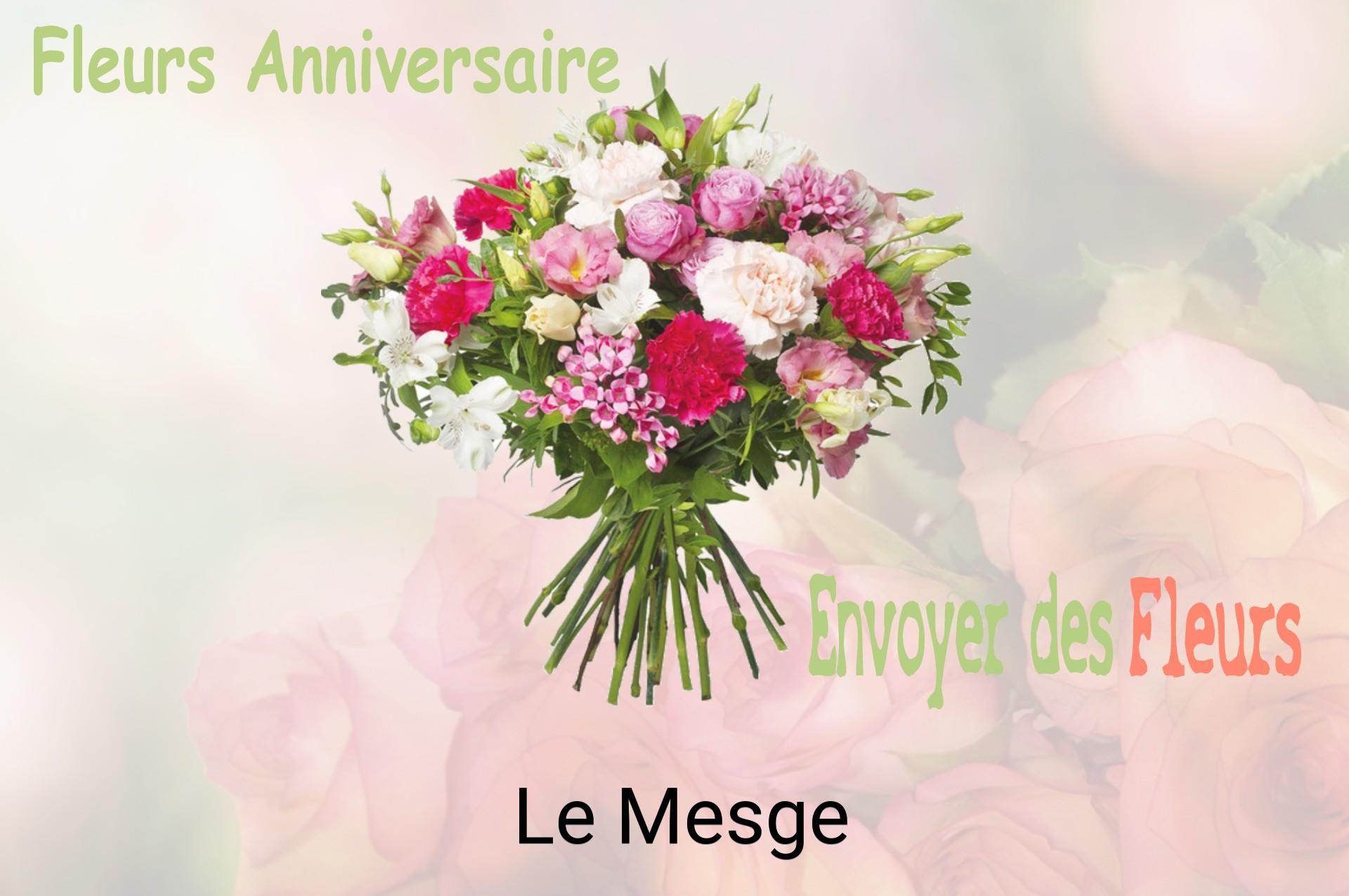 Bouquet de fleurs d’anniversaire livré à Le Mesge