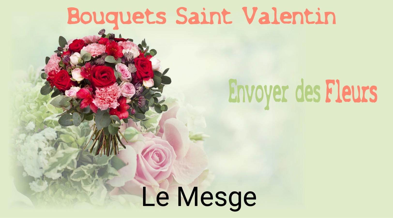Roses de Saint-Valentin livrées à Le Mesge